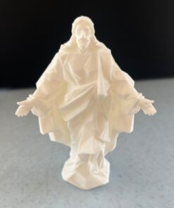 Modern Low Poly Jesus Statue