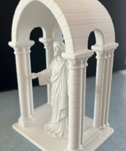 Alternative view of Sacred Heart Jesus Archway Statue